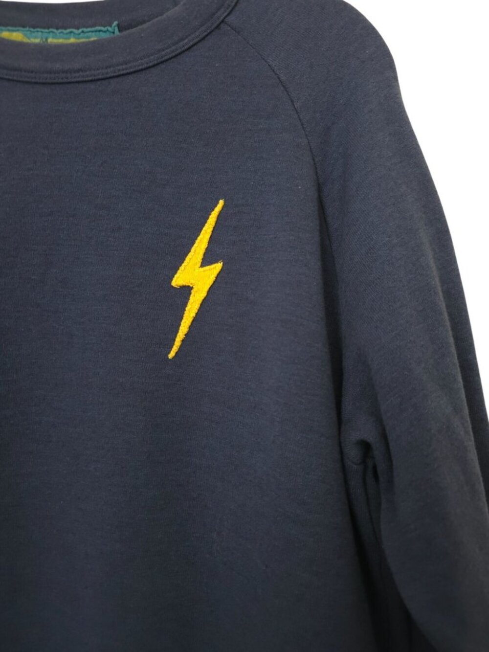AVIATOR NATION Crewneck Sweatshirt w/ Pockets Bolt Logo Unisex M - Made In USA - Picture 3 of 7